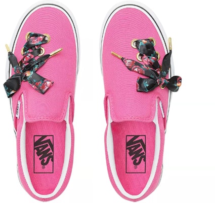 Vans Classic Slip-On 'Oversized Lace - Carmine Rose' VN0A3JEZVN4 Shop Vans Classic Slip-On 'Oversized Lace - Carmine Rose' VN0A3JEZVN4