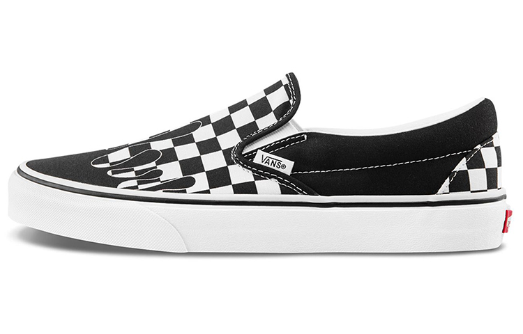 Buy バンズ クラシックスリッポン "ペイントドリップチェッカー" VN0A5AO86UP