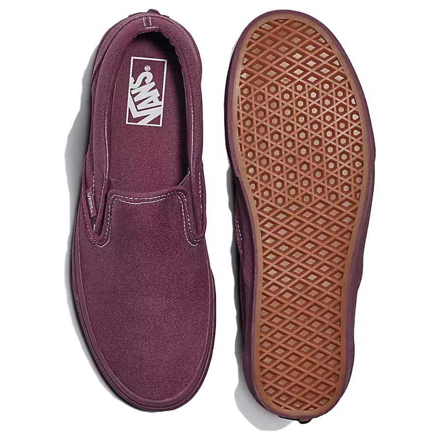 Lookbook Vans クラシックスリッポン パステルプラム (Vans Kurashikkusurippon Pasuterupuramu) VN000CT5CHI