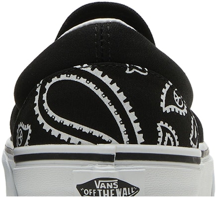 Vans 经典一脚蹬 “和平佩斯里-黑色” VN0A5JMHB0E Sizing Vans 经典一脚蹬 “和平佩斯里-黑色” VN0A5JMHB0E