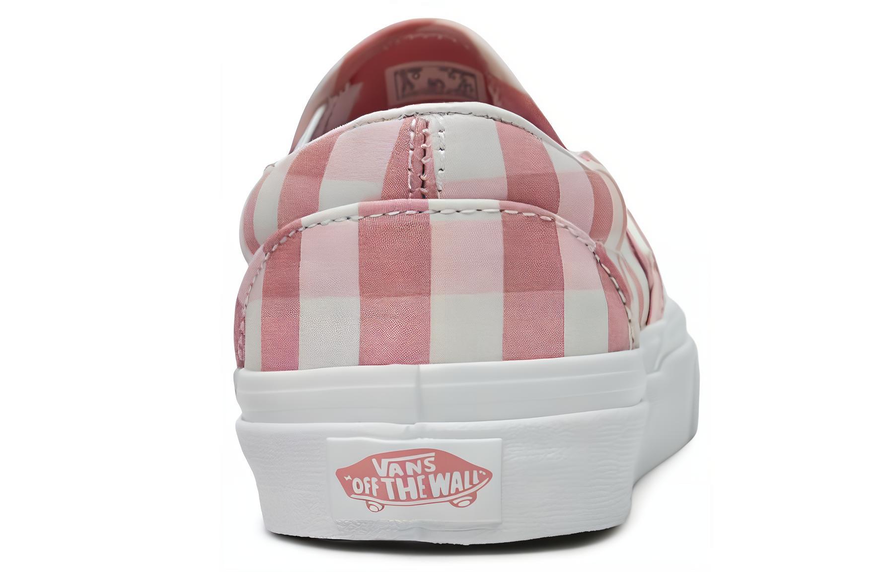Shop ヴァンズ クラシックスリッポン ピンク/グレー/ホワイト VN000XG8B06