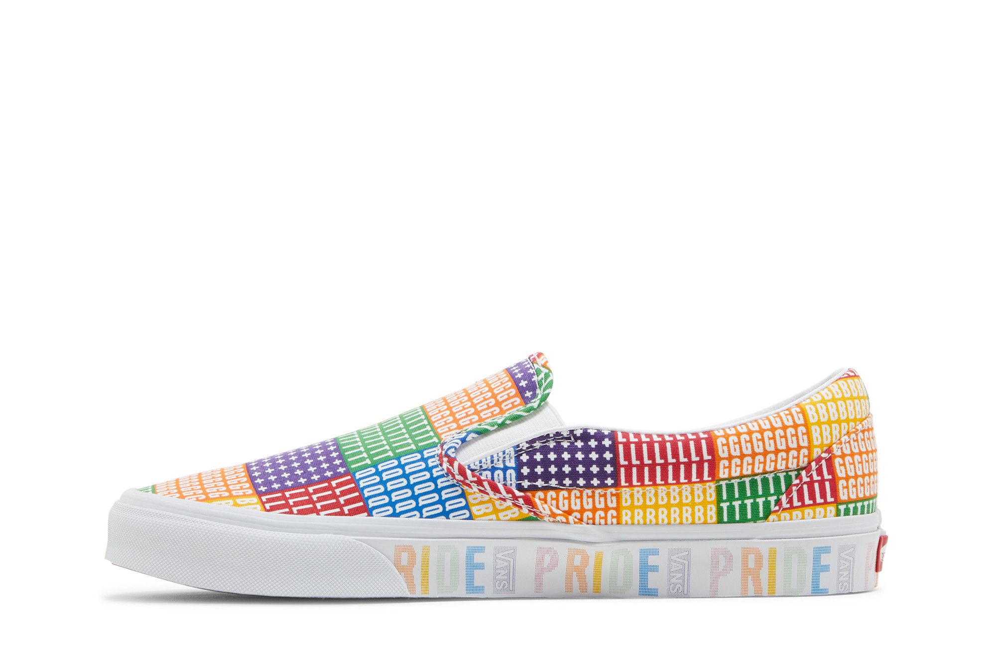 Shop Vans Classic Slip-On 'Pride' Kasut Warna Pelangi VN0A33TB3WJ