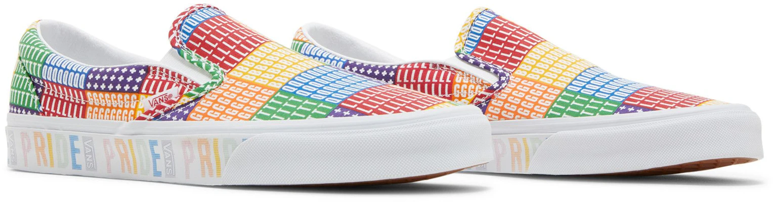 Vans Classic Slip-On 'Pride' Kasut Warna Pelangi VN0A33TB3WJ 1