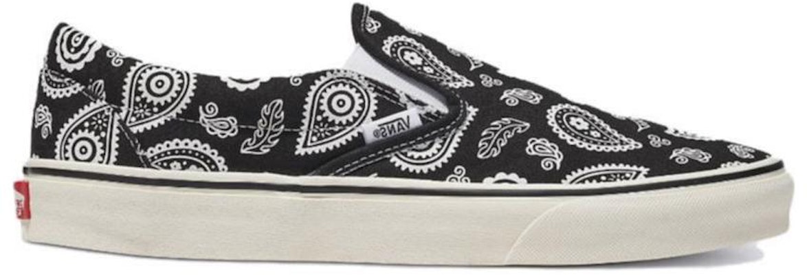 Vans Classic Slip-On 'Primavera Paisley - Black' VN0009Q7BMA Order Vans Classic Slip-On 'Primavera Paisley - Black' VN0009Q7BMA