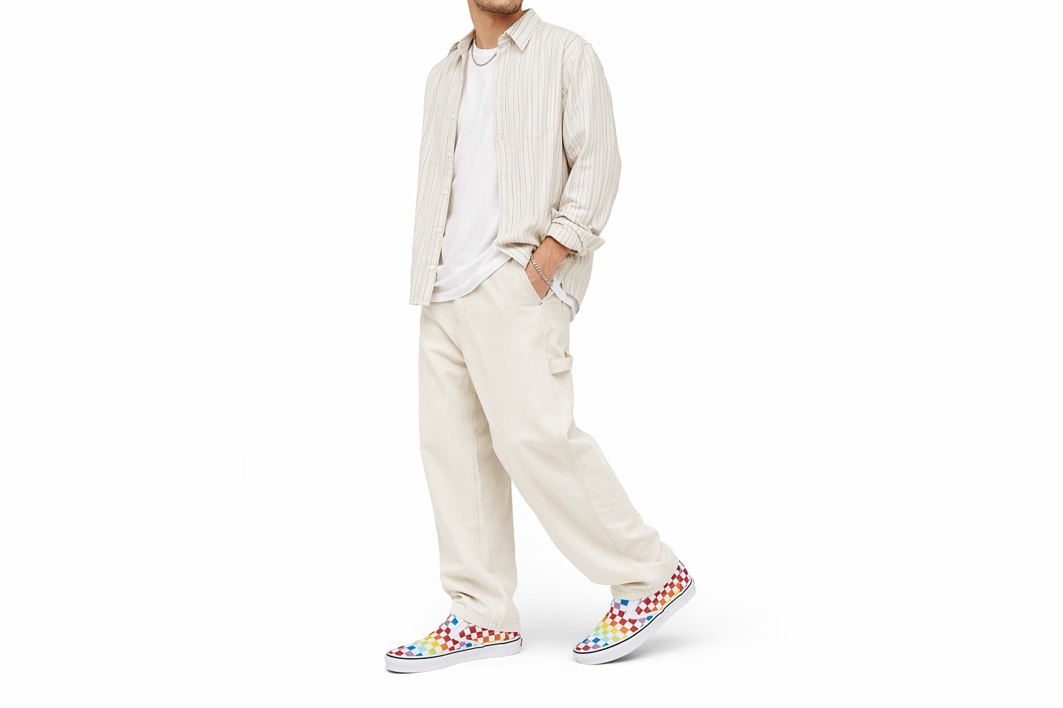 Order Vans Classic Slip-On 'Rainbow Checkerboard' VN0A3UT7U09