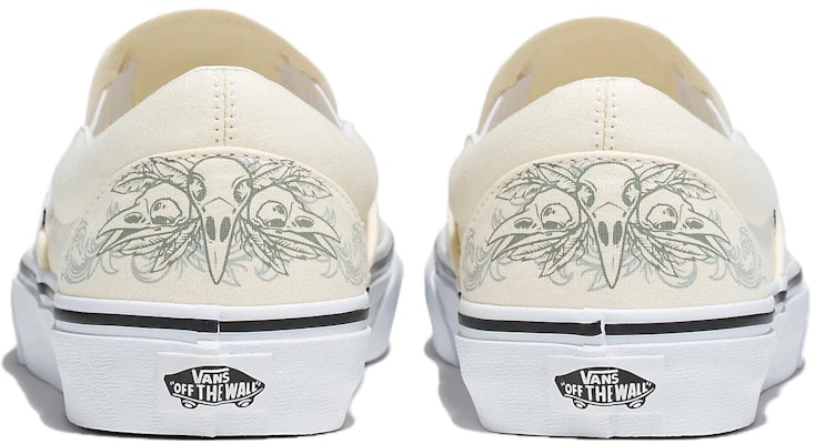 Vans Classic Slip-On 'Tengkorak Gagak' VN0A5JLXFRL Shop Vans Classic Slip-On 'Tengkorak Gagak' VN0A5JLXFRL