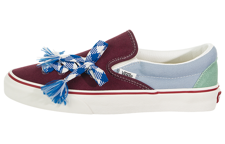 Buy Vans Klasik Slip-On &#x27;Merah Biru&#x27; VN0A4BV3V8W