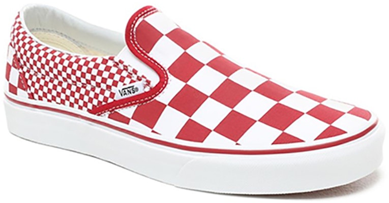 Vans Classic Slip-On 'Red Mix Checker' Merah Corak Kotak VN0A38F7VK5 Lookbook Vans Classic Slip-On 'Red Mix Checker' Merah Corak Kotak VN0A38F7VK5