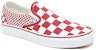 Vans Classic Slip-On 'Red Mix Checker' Merah Corak Kotak VN0A38F7VK5