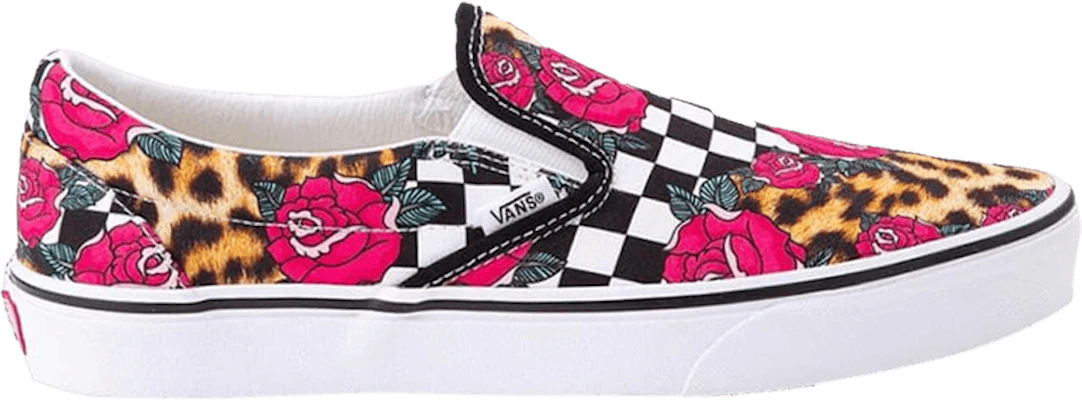 Vans Classic Slip-On 'Rose Animal Checkerboard' - Corak Bunga dan Haiwan. VN0A5AO82FA Buy Vans Classic Slip-On 'Rose Animal Checkerboard' - Corak Bunga dan Haiwan. VN0A5AO82FA