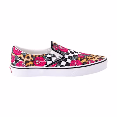 Vans Classic Slip-On 'Rose Animal Checkerboard'