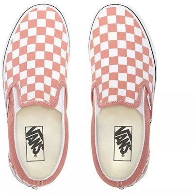 Vans Classic Slip-On 'Rose Dawn Checkerboard' - Corak Dam Pudar Mawar VN0A4U381GL Shop Vans Classic Slip-On 'Rose Dawn Checkerboard' - Corak Dam Pudar Mawar VN0A4U381GL