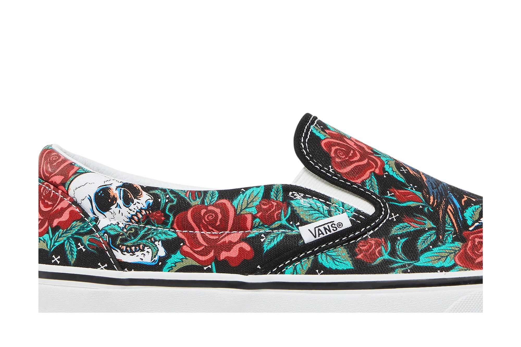 Order Vans Classic Slip-On 'Calaveras y Rosas' VN0A7Q5D6BT