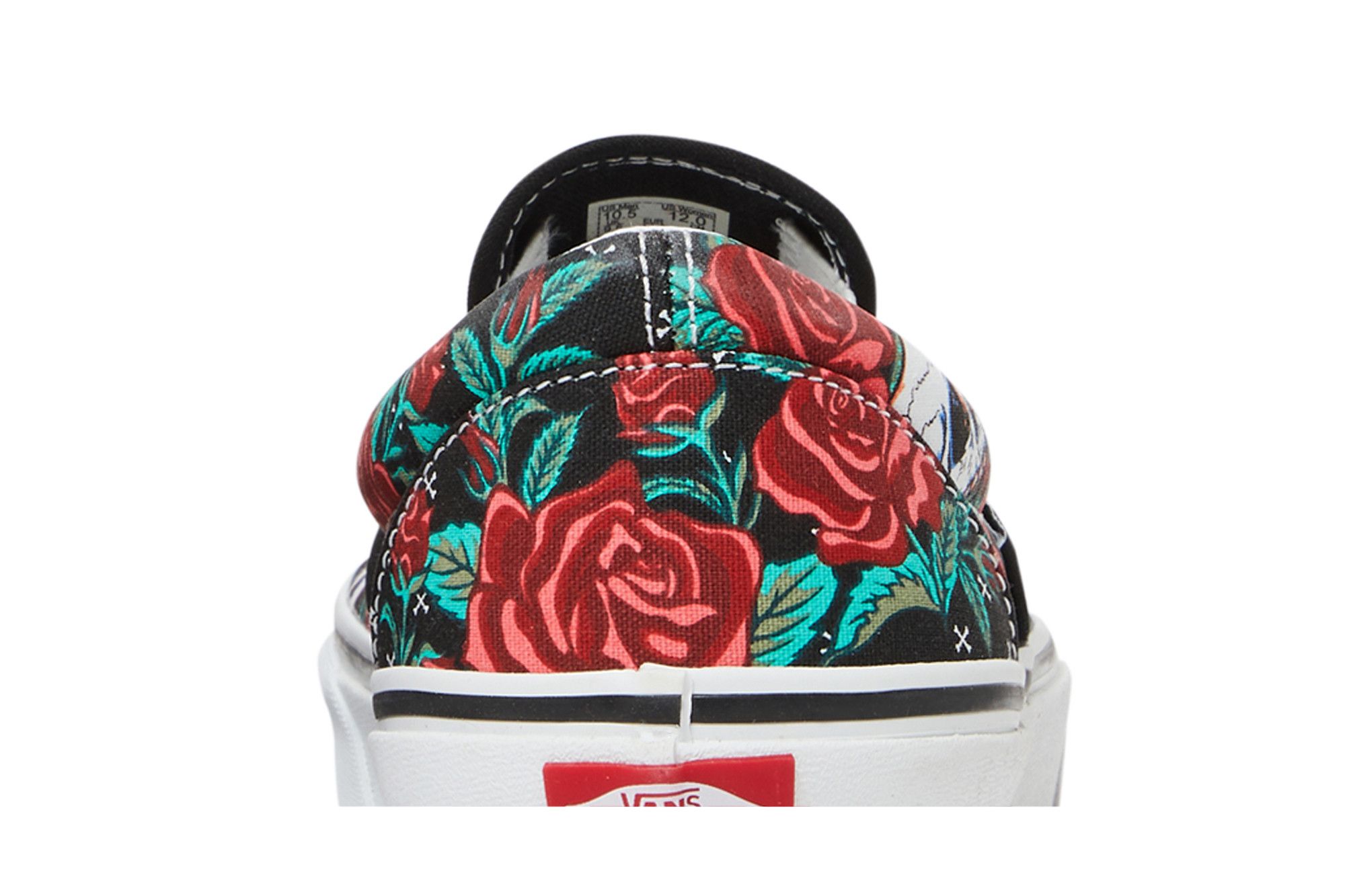 Sizing Vans Classic Slip-On 'Calaveras y Rosas' VN0A7Q5D6BT