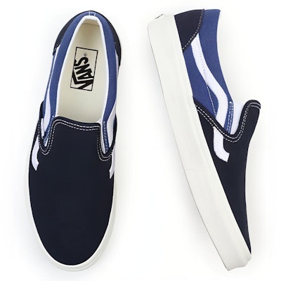 Vans Classic Slip-On 'Sidestripe Azul Marino' VN0A5JMHBL7 Shop Vans Classic Slip-On 'Sidestripe Azul Marino' VN0A5JMHBL7