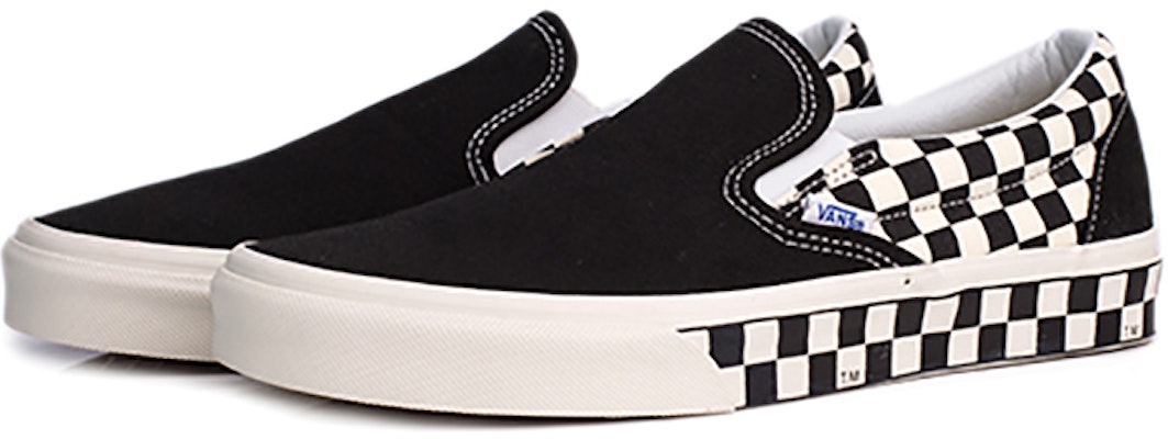 Vans Classic Slip-On 'Sidewall Check - Black' VN0A38F7RA9 Lookbook Vans Classic Slip-On 'Sidewall Check - Black' VN0A38F7RA9