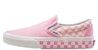 Vans Classic Slip-On 'Sidewall Check - Coral Blush' Wanita Lelaki Sneaker VN0A38F7RA8