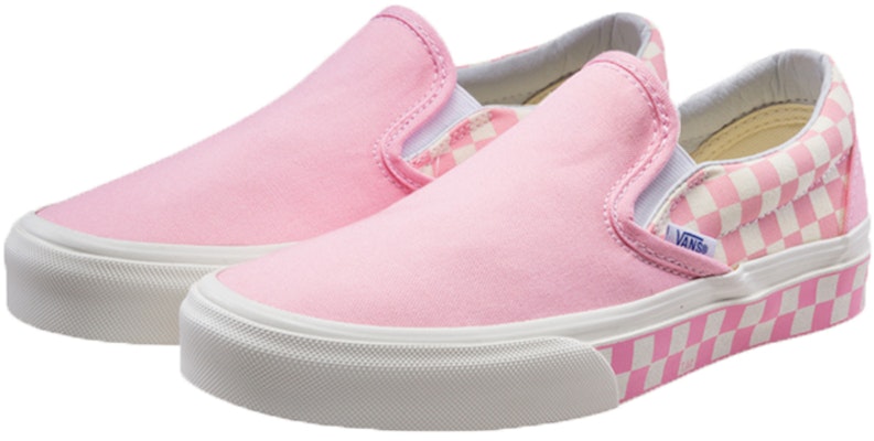 Vans经典懒人鞋‘侧边棋盘-珊瑚粉’ VN0A38F7RA8 Shop Vans经典懒人鞋‘侧边棋盘-珊瑚粉’ VN0A38F7RA8