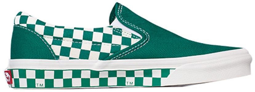 Vans Classic Slip-On 'Sidewall Check - Verde Ultramarino' VN0A38F7RA7 Order Vans Classic Slip-On 'Sidewall Check - Verde Ultramarino' VN0A38F7RA7
