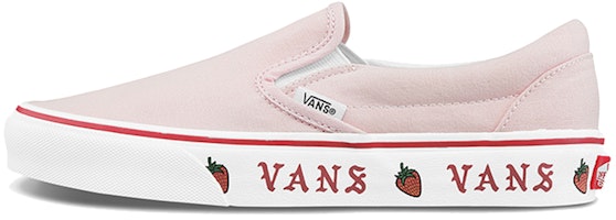 Vans Classic Slip-On 'Sidewall Print - Strawberry' VN0A33TB44L Vans Classic Slip-On 'Sidewall Print - Strawberry' VN0A33TB44L