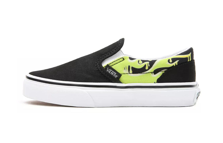 Buy 반스 클래식 슬립온 '슬라임 플레임' (or 반스 슬립온 '슬라임 불꽃') VN0A4BUT31M