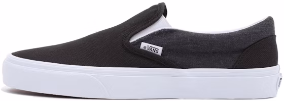 Vans Classic Slip-On 'Summer Linen Black and White' VN0A7Q5DBMA Vans Classic Slip-On 'Summer Linen Black and White' VN0A7Q5DBMA