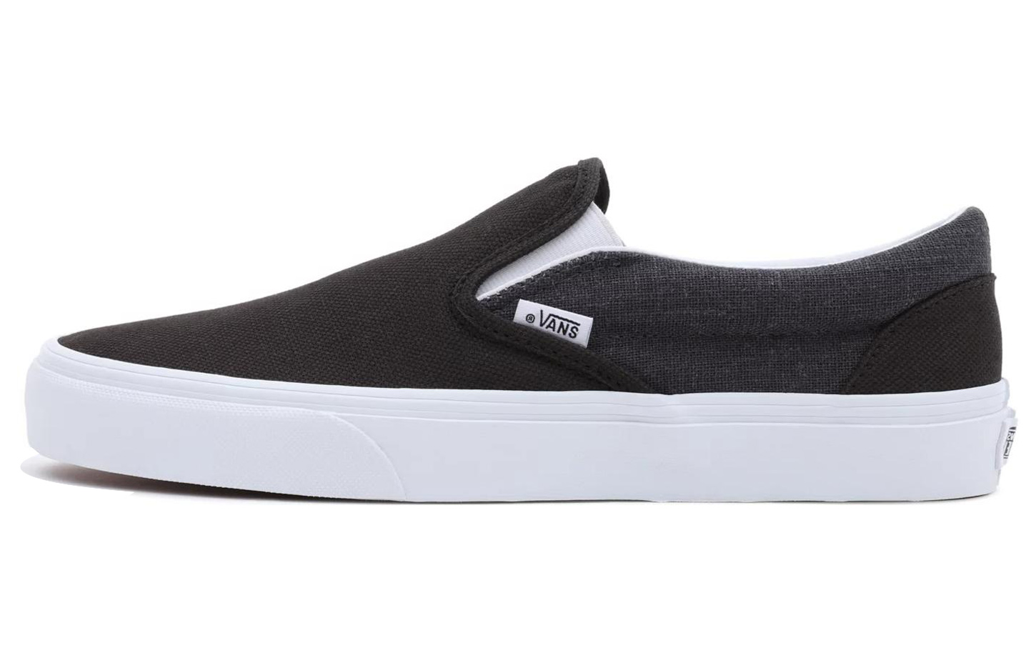 Vans Classic Slip-On 'Summer Linen Black and White' VN0A7Q5DBMA
