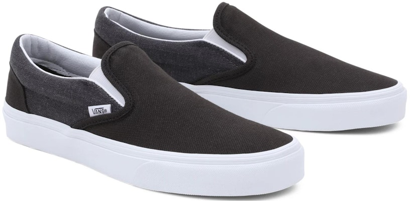 Vans Classic Slip-On 'Summer Linen Hitam dan Putih' VN0A7Q5DBMA Lookbook Vans Classic Slip-On 'Summer Linen Hitam dan Putih' VN0A7Q5DBMA