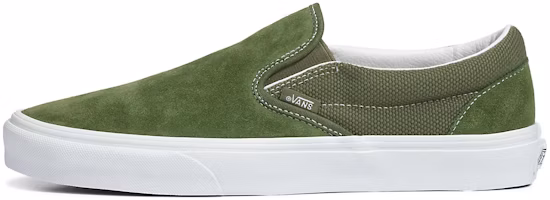 Vans Classic Slip-On 'Textured Chive Green' VN0A7Q5DE02 Vans Classic Slip-On 'Textured Chive Green' VN0A7Q5DE02