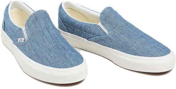 Vans Classic Slip-On 'Threaded Denim - Blue' VN0009Q7Y6Z Lookbook Vans Classic Slip-On 'Threaded Denim - Blue' VN0009Q7Y6Z