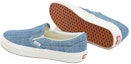 Shop Vans Classic Slip-On 'Threaded Denim - Biru' VN0009Q7Y6Z