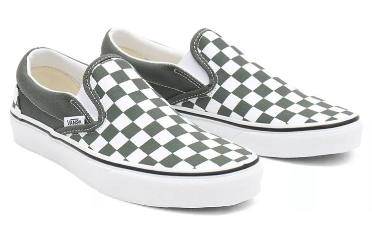 Lookbook Vans Classic Slip-On 'Thyme Checkerboard' Catur Hijau Thyme VN0A33TB9HO