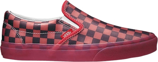Vans Classic Slip-On 'Translucent Rubber - Hibiscus Checkerboard' VN0A38F7QEE