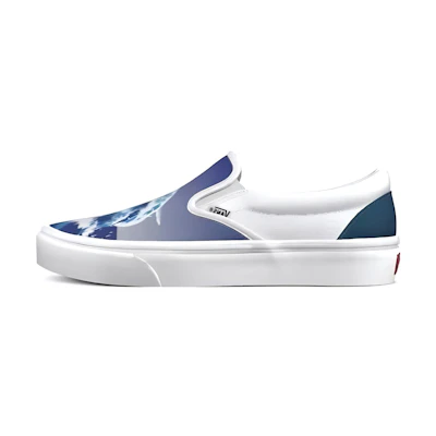 Vans Classic Slip-On 'White Blue'