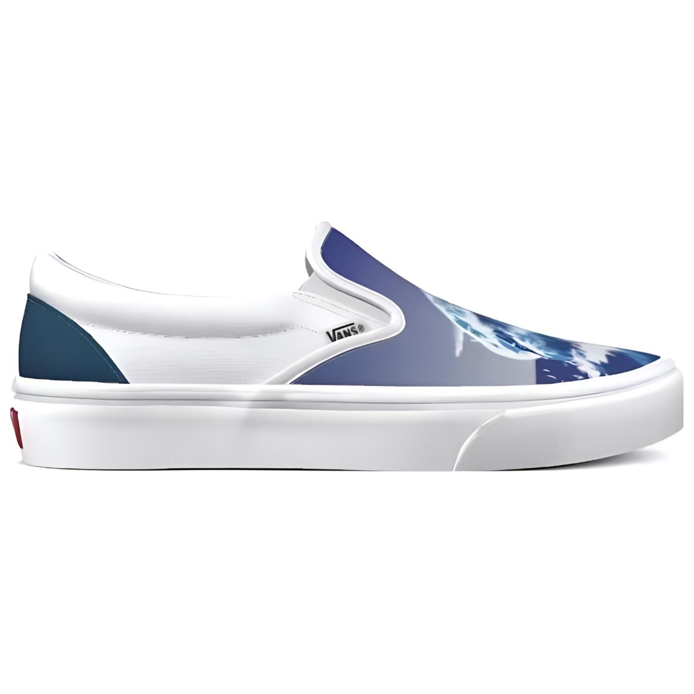 Vans Classic Slip-On 'White Blue' 圖 2