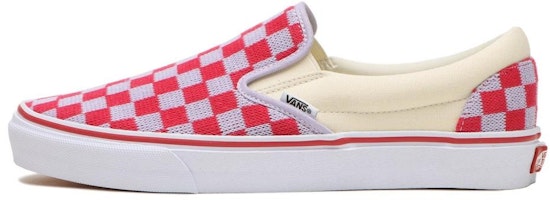 Vans Classic Slip-On 'White Red' V98CFCHKNT