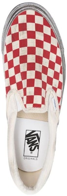 Vans Classic Slip-On 'White Red' VN0A32QN9Y11 Shop Vans Classic Slip-On 'White Red' VN0A32QN9Y11