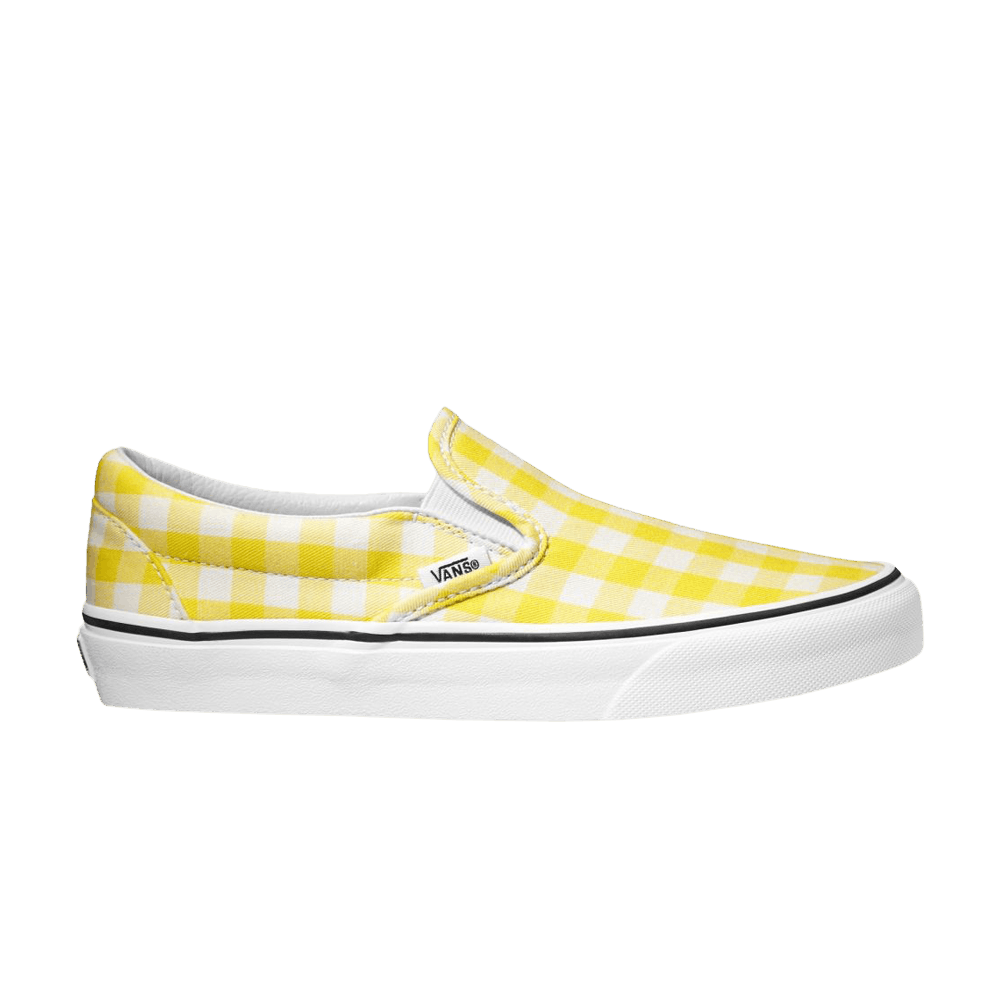 Vans Classic Slip-On 'Yellow Gingham' VN0A38F7VJD