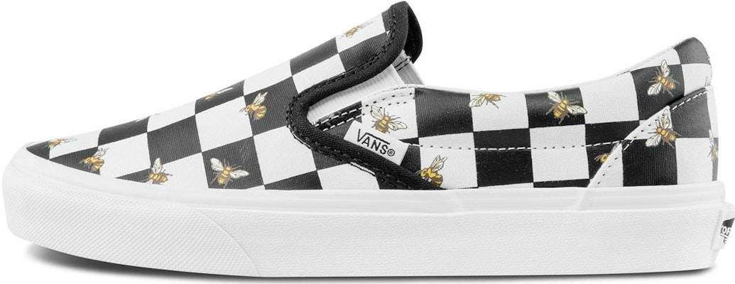 Vans Classic Slip-On Bee Check 'Black White' VN0A33TB9EH Buy Vans Classic Slip-On Bee Check 'Black White' VN0A33TB9EH