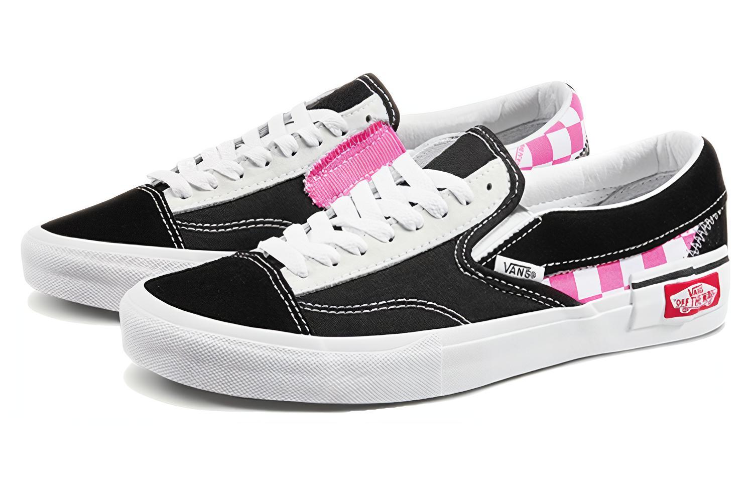 Lookbook Vans Classic Slip-On CAP ''Damier - Noir Rose'' VN0A3WM5T9I