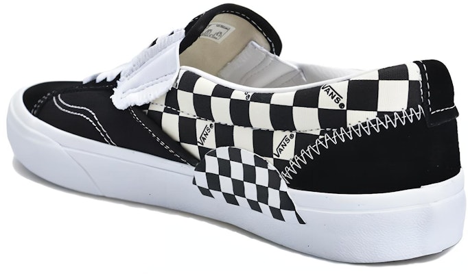 Vans クラシックスリッポン チェッカーボード (黒白) VN0A3WM5HRK Shop Vans クラシックスリッポン チェッカーボード (黒白) VN0A3WM5HRK