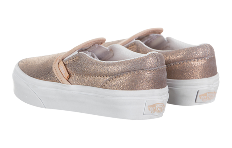 Lookbook Vans Classic Slip-On Kasut Skateboard Santai Kanak-Kanak Lelaki Pink VN0A4BUTT61