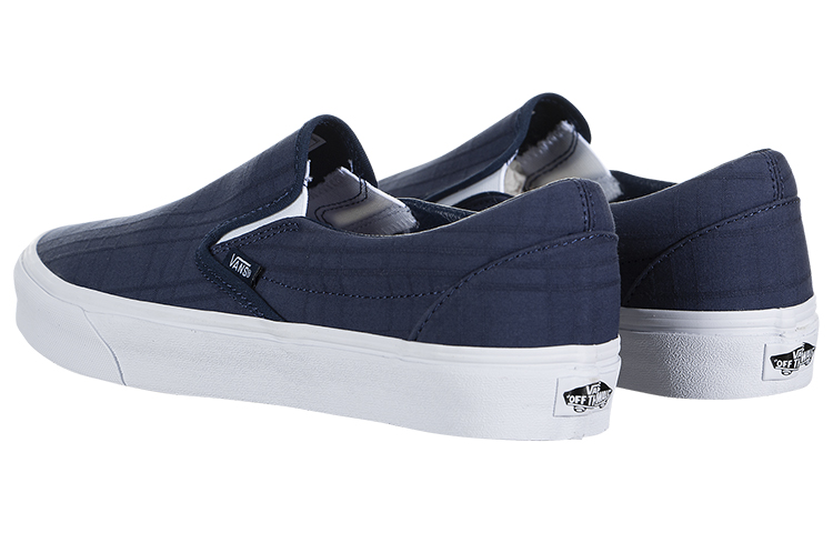 Vans Classic Slip-On Casual Skateboarding Shoes Unisex Blue 圖 3