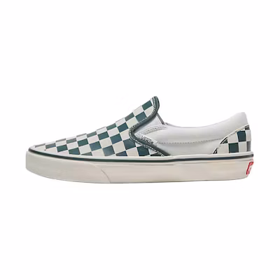 Vans Classic Slip-On 'Checkerboard - Green True White'