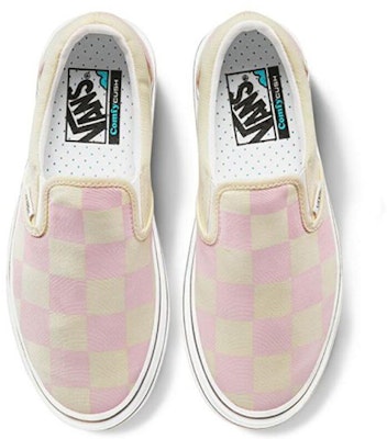 Vans Classic Slip-On ComfyCush 'Big Classics Checker - Blushing Bride' Lelaki. VN0A4U1FXT5 Shop Vans Classic Slip-On ComfyCush 'Big Classics Checker - Blushing Bride' Lelaki. VN0A4U1FXT5