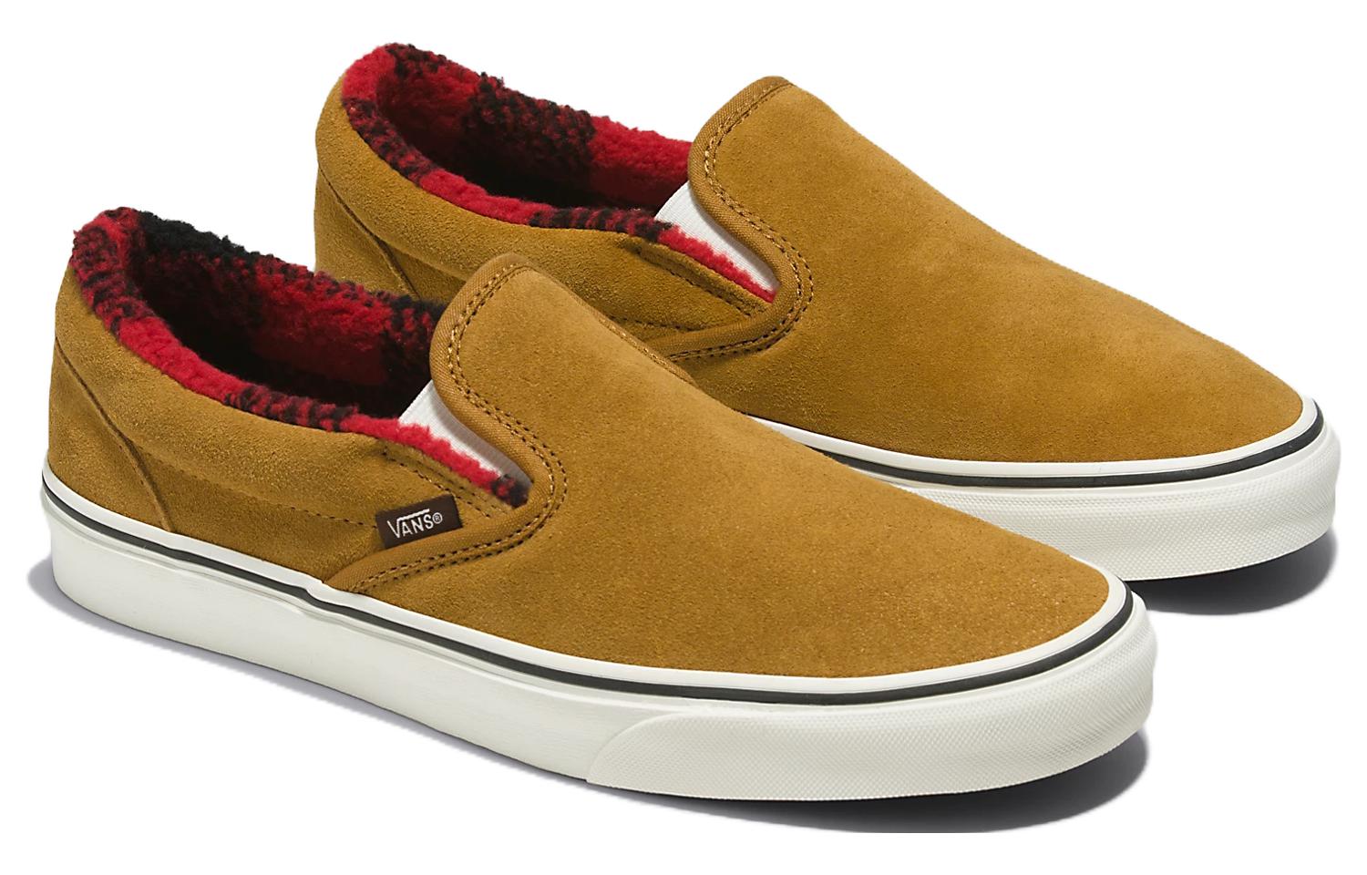 Lookbook Vans Classic Slip-On Cozy Hug 'Coklat' VN0009Q71M7