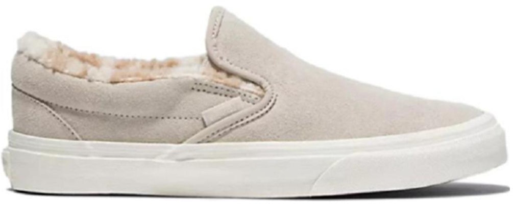 Vans Classic Slip-On Cozy Hug Sherpa 'Beige' Sepatu Beige Nyaman VN000BVZBLL Order Vans Classic Slip-On Cozy Hug Sherpa 'Beige' Sepatu Beige Nyaman VN000BVZBLL