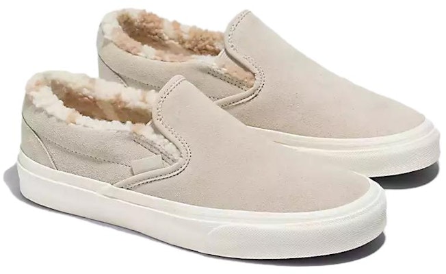 Vans Classic Slip-On Cozy Hug Sherpa 'Beige' Sepatu Beige Nyaman VN000BVZBLL Lookbook Vans Classic Slip-On Cozy Hug Sherpa 'Beige' Sepatu Beige Nyaman VN000BVZBLL
