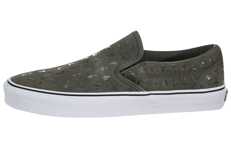 Buy ヴァンズ クラシックスリッポン ダークグリーン VN0A4BV3TB2