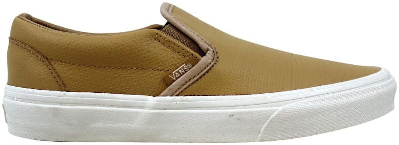 Vans Classic Slip-On Embossed Leather 'Tan' VN0A38F7MU1